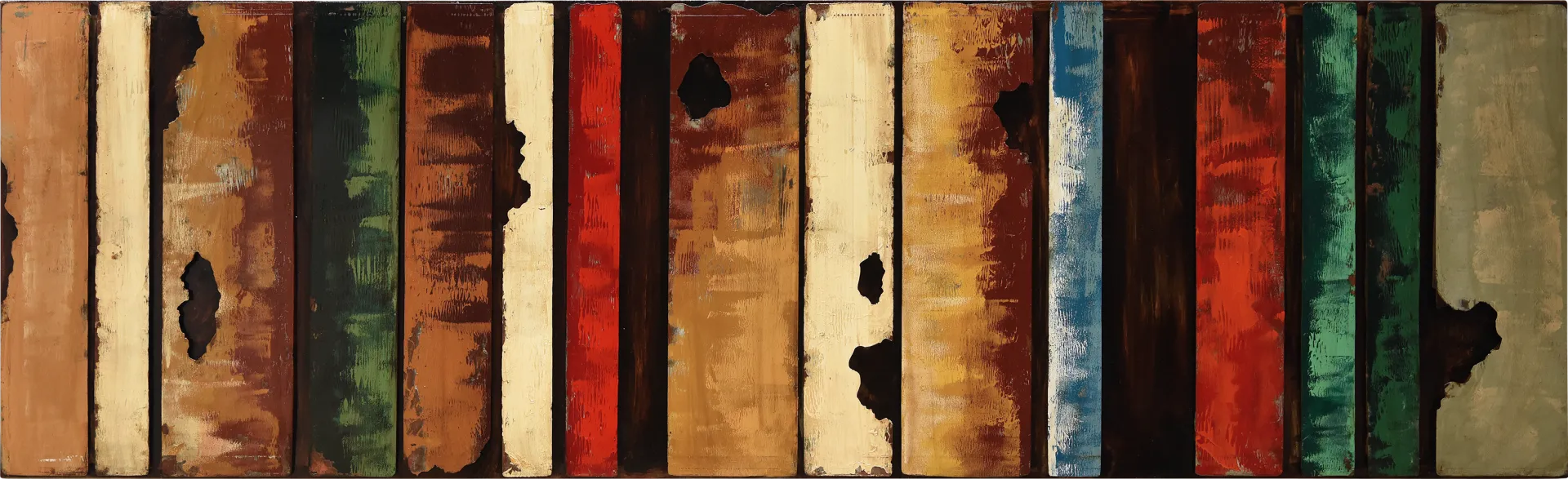 Dated Stripes Wall Decor - Image 1