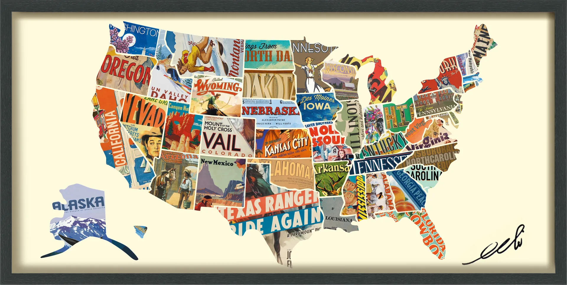 Across The States Artwork - Image 1