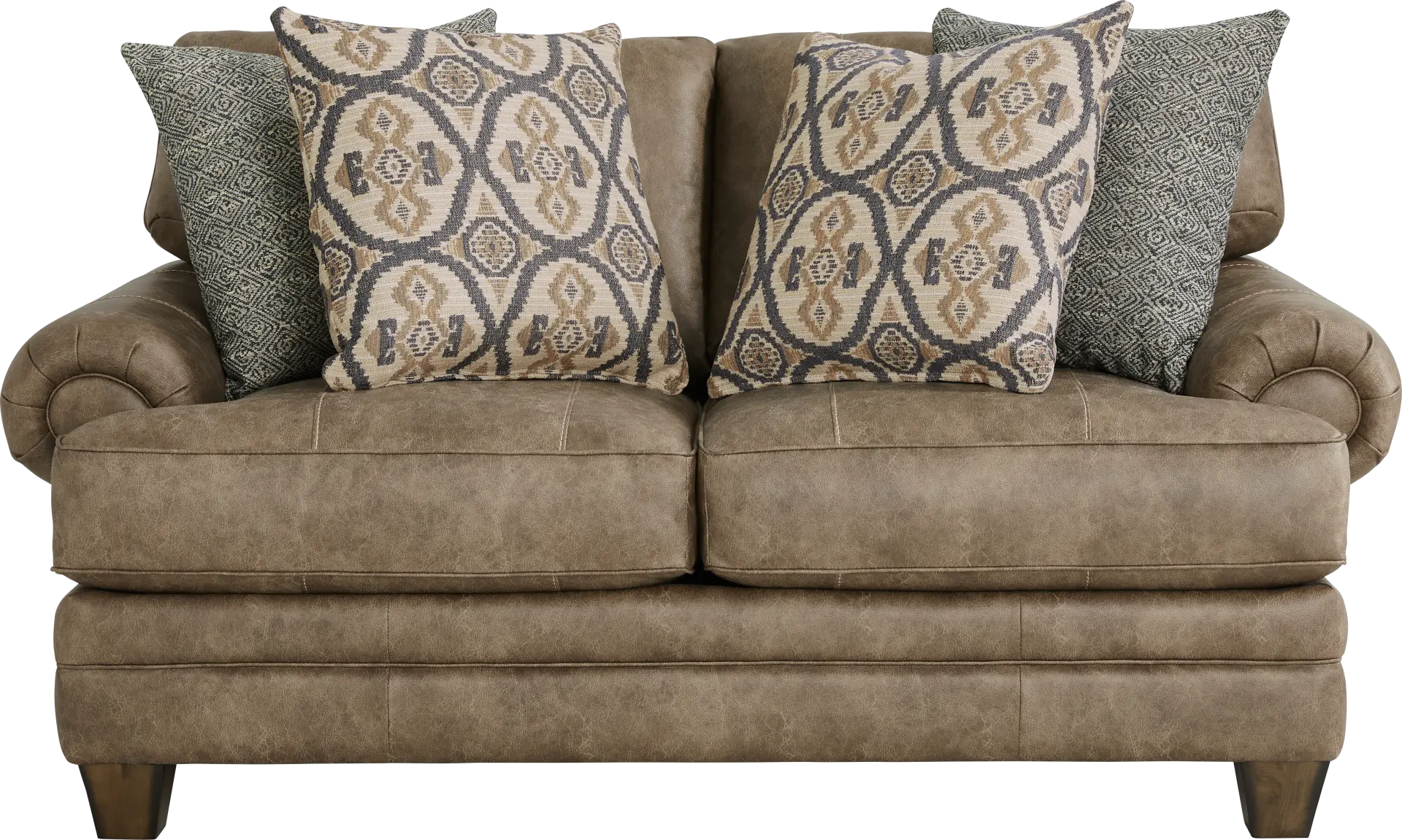 Hancock Park Brown Loveseat