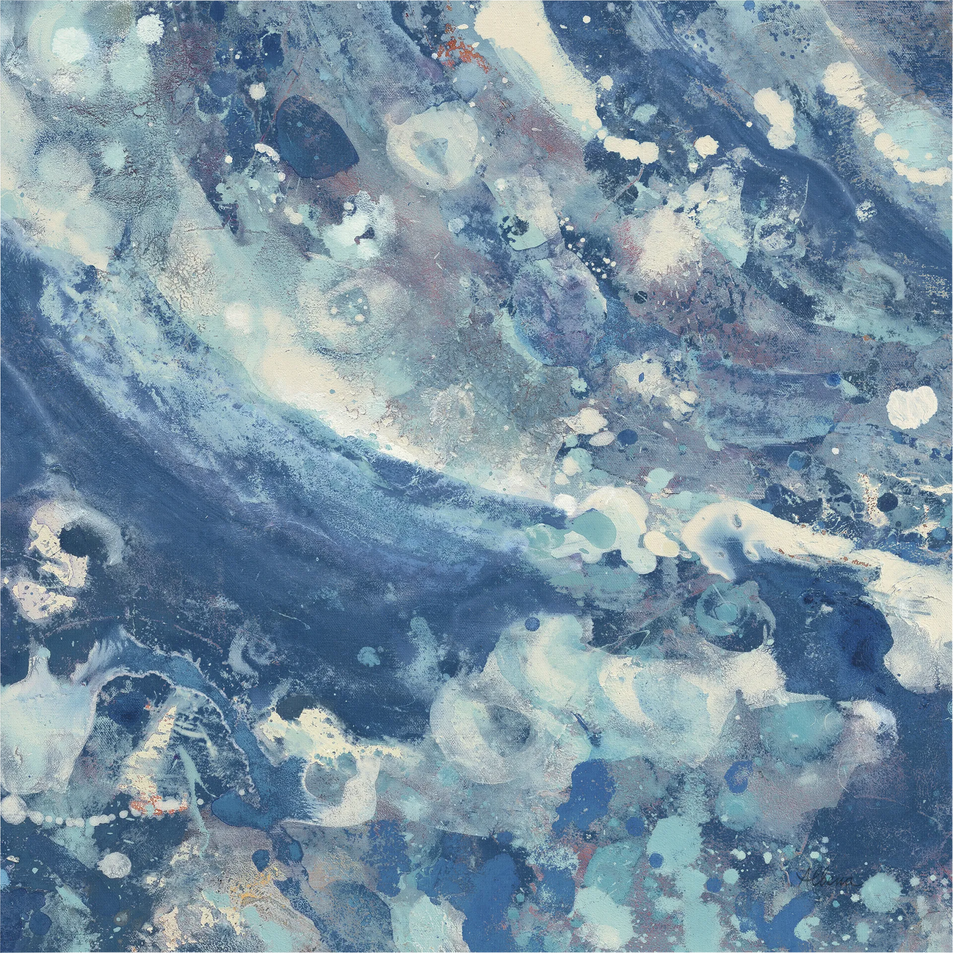 Crystal Sight Blue Artwork - Image 1