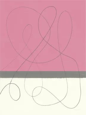 Creative Curves Pink Artwork