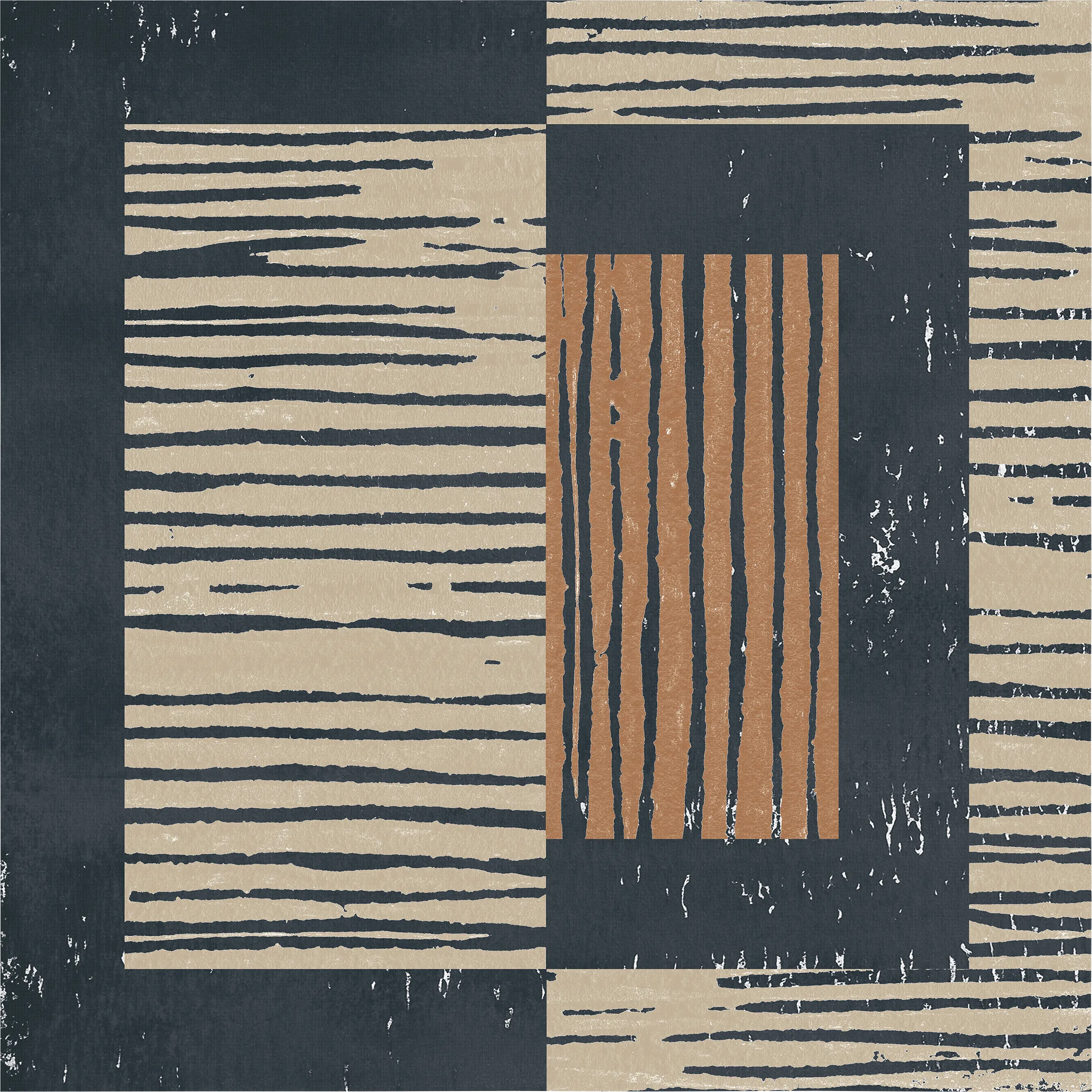 Faded Reality I Brown Artwork