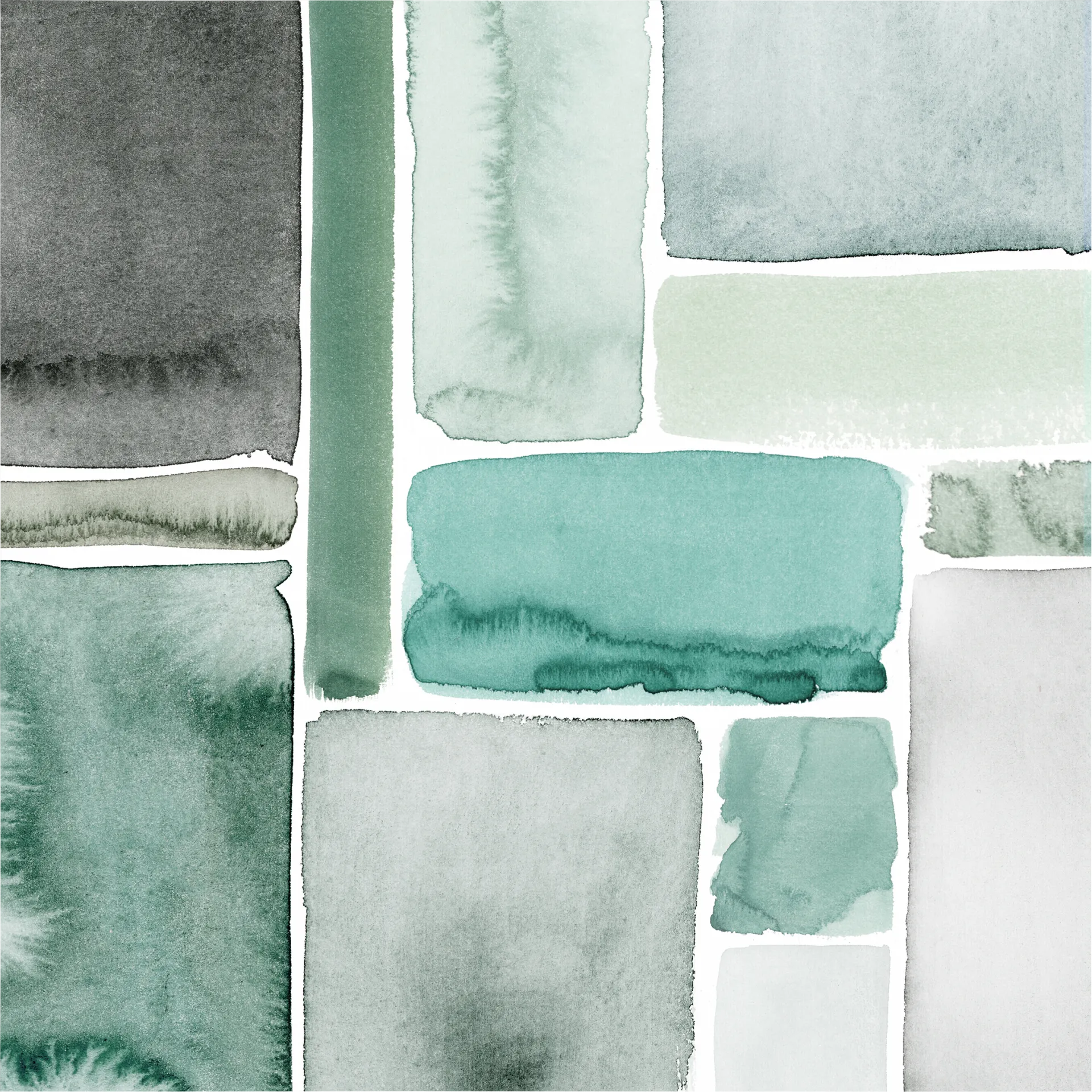 Neptune's Stones Blue Artwork - Image 1