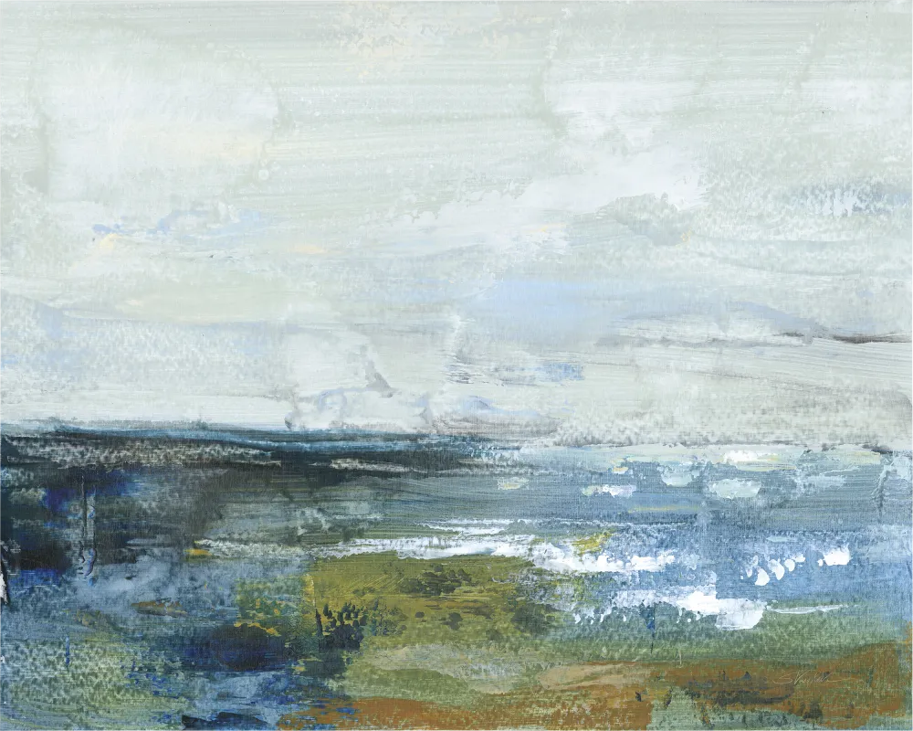 Early View Blue Artwork