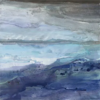 The Start Of A Storm Blue Artwork