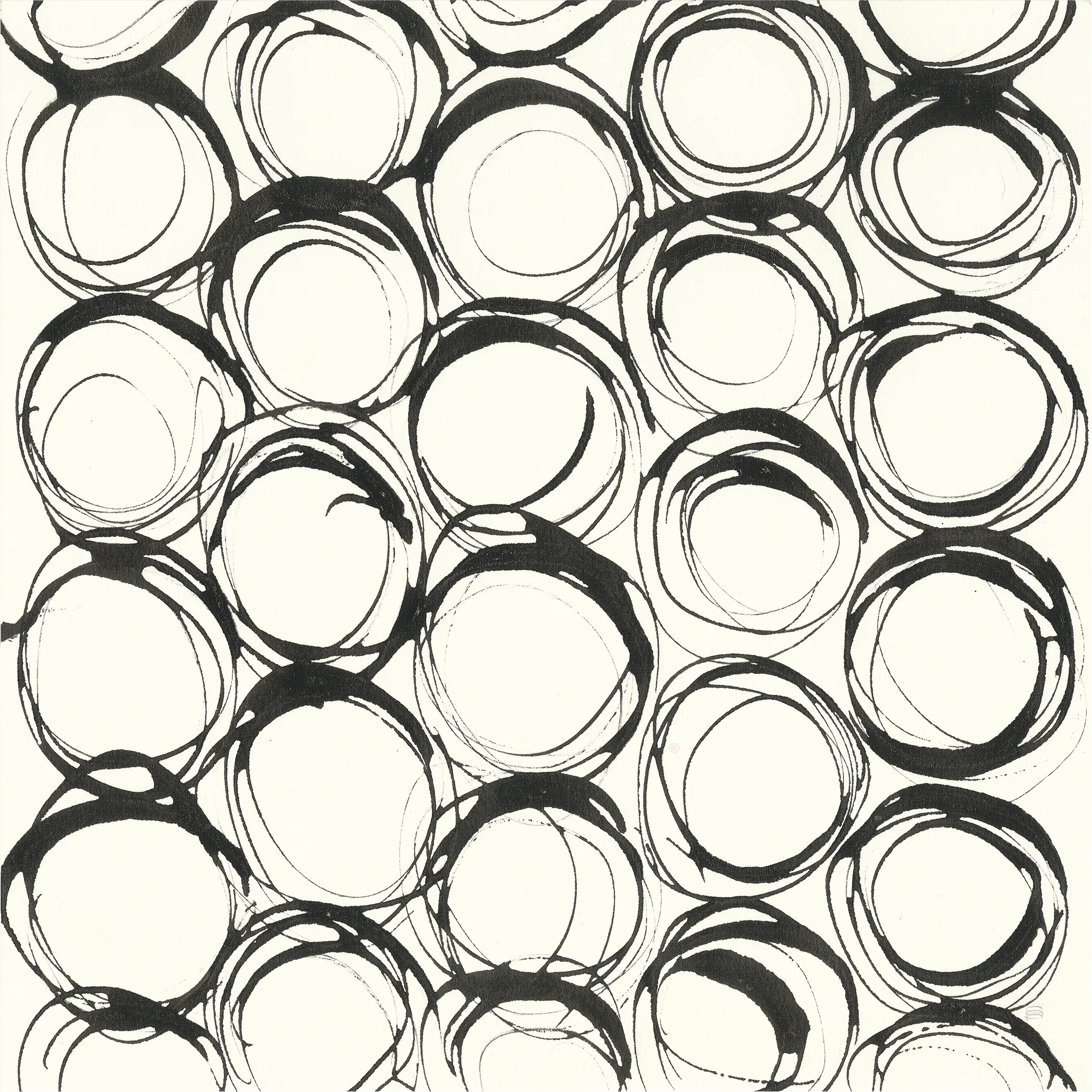 Assortment of Pearls White Artwork