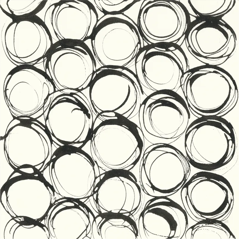 Assortment of Pearls White Artwork
