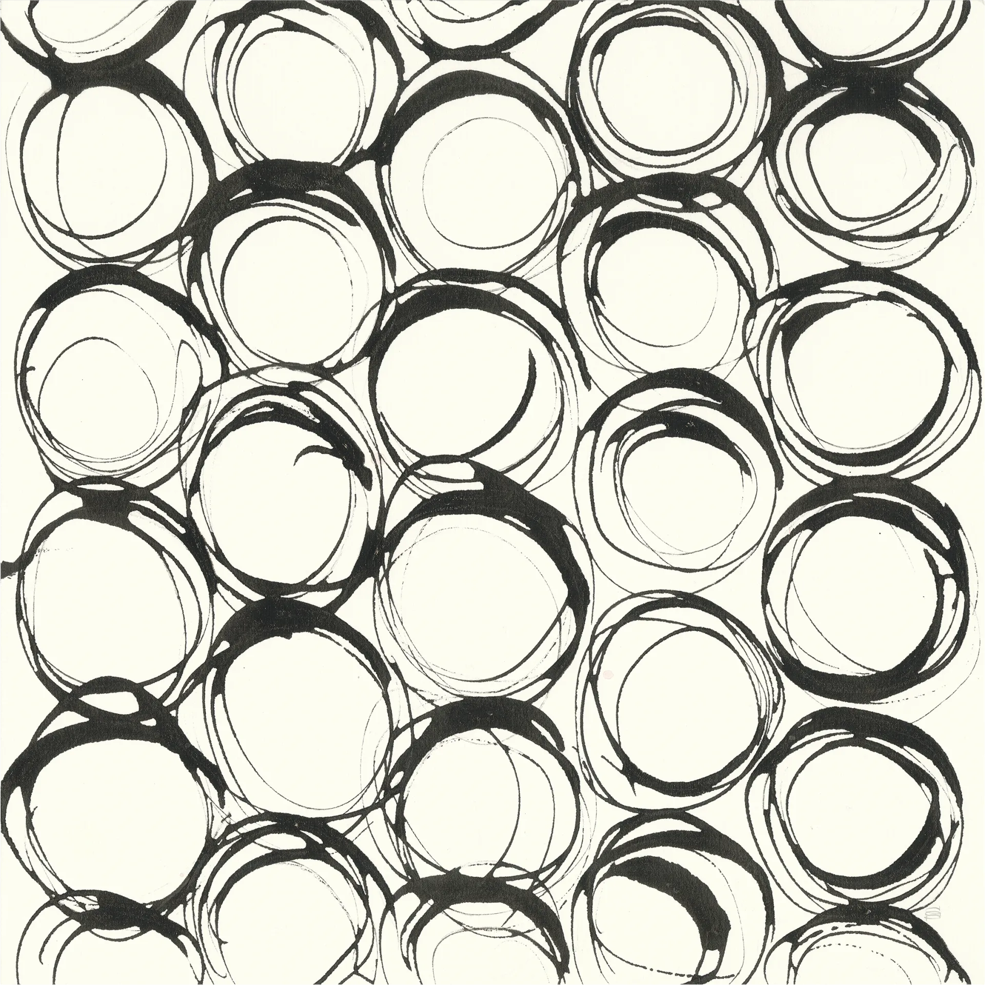 Assortment of Pearls White Artwork - Image 1