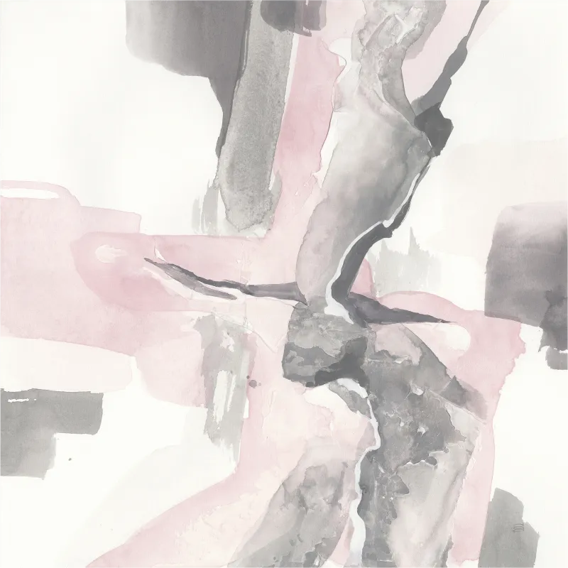Flourishing Thoughts Pink Artwork