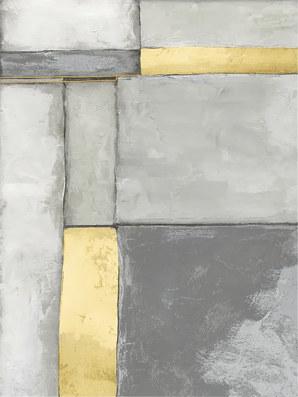 Strong Foundation I Gray Artwork