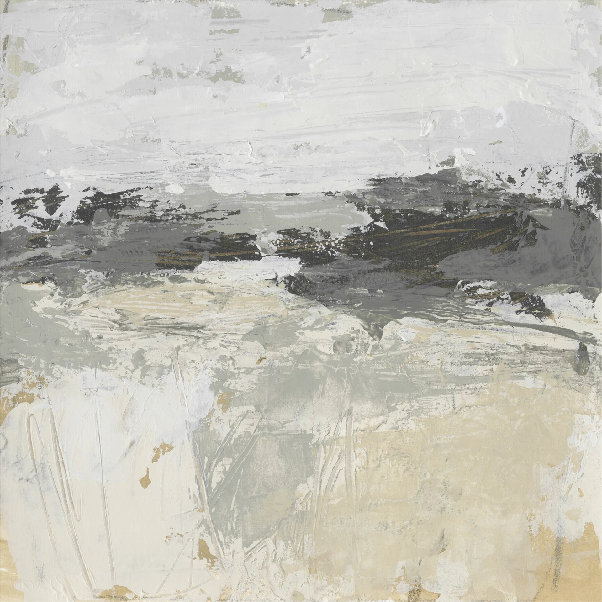 Early Showers Gray Artwork - Image 1