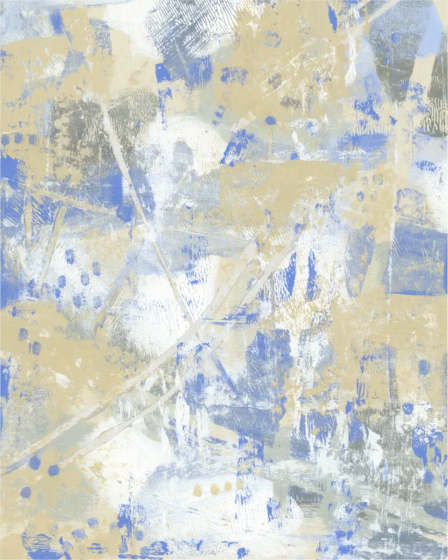 Jupiter's Surface Blue Artwork