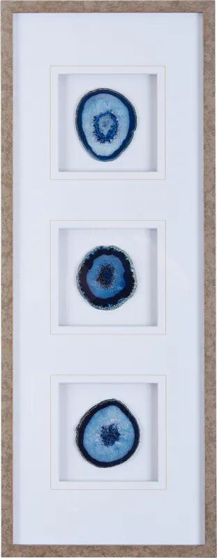 Caltrans Blue Framed Graphic Artwork