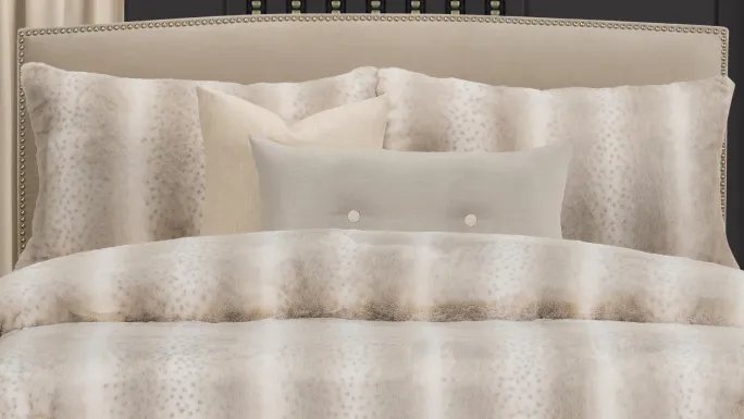 Dannenberg Gray 6pc Queen Duvet Cover Set