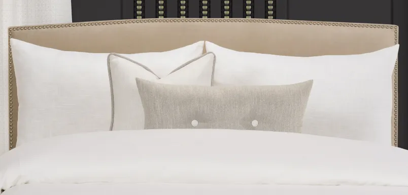 Bellgrove White 6pc Queen Duvet Cover Set