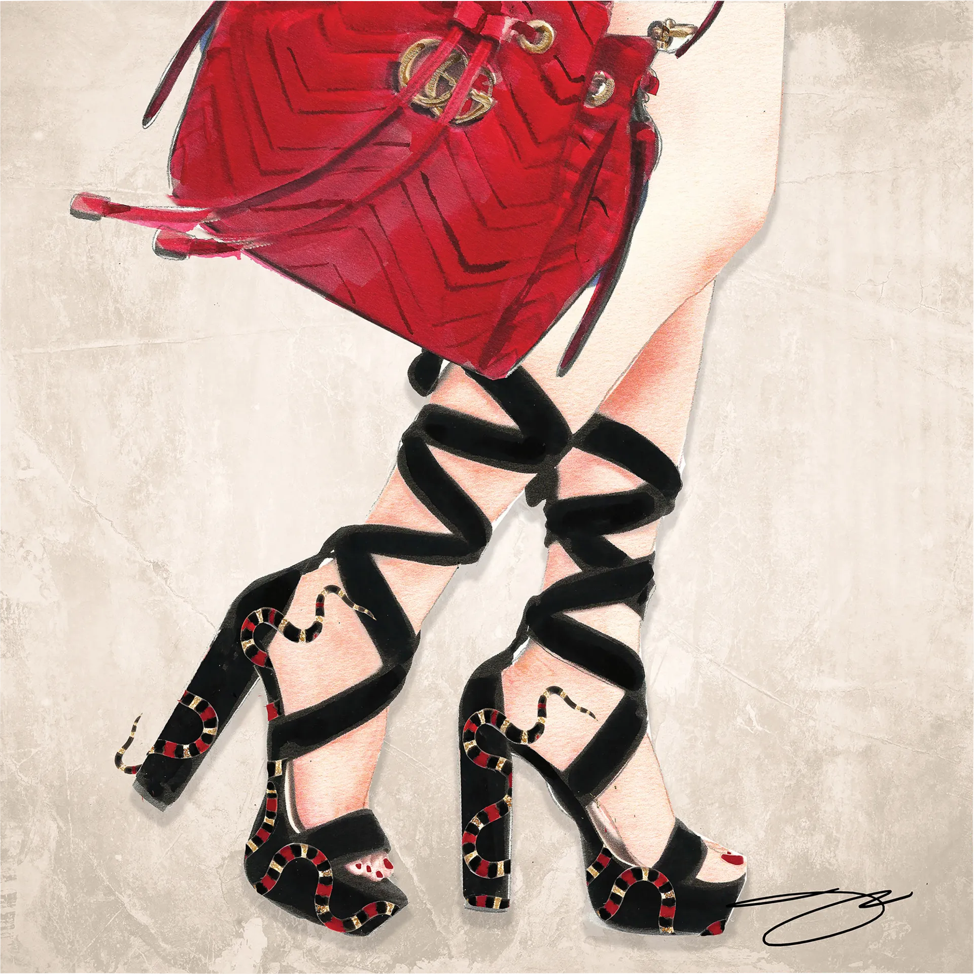 Mandy's Shoes Artwork - Image 1