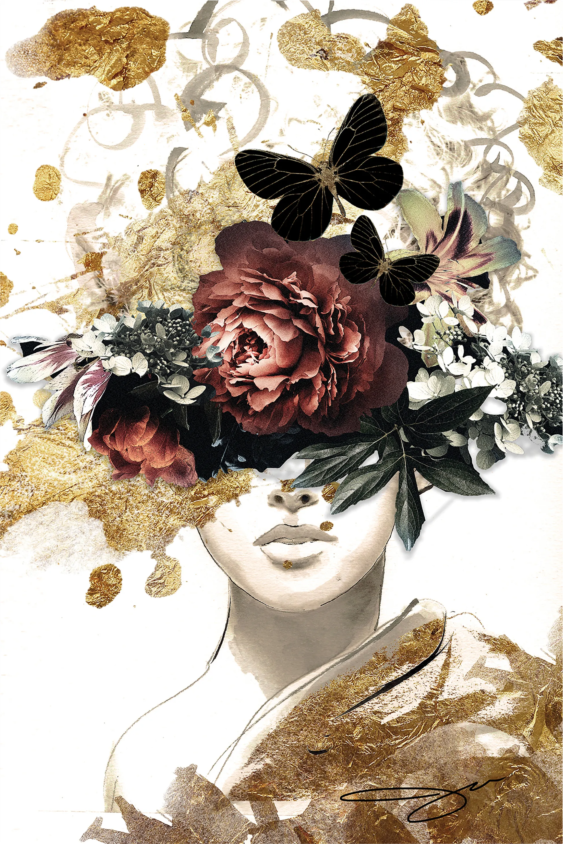 Deborah's Flower Artwork - Thumbnail - Image 1