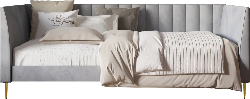 Buxmont Gray Twin Daybed