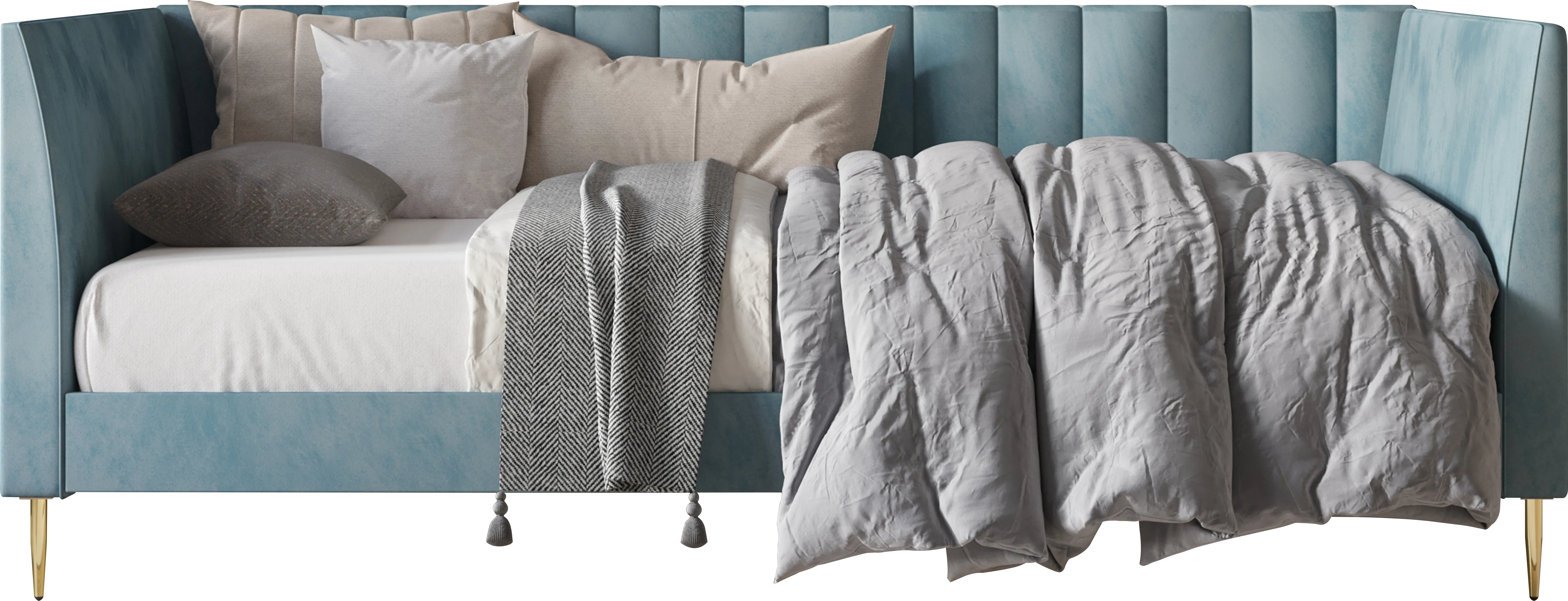 Buxmont Blue Twin Daybed - Thumbnail - Image 1