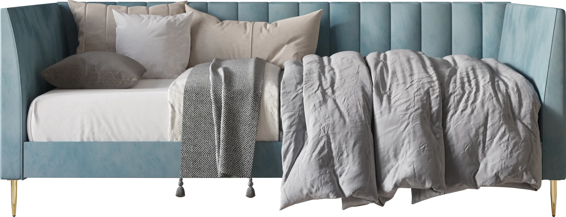 Buxmont Blue Twin Daybed - Image 1