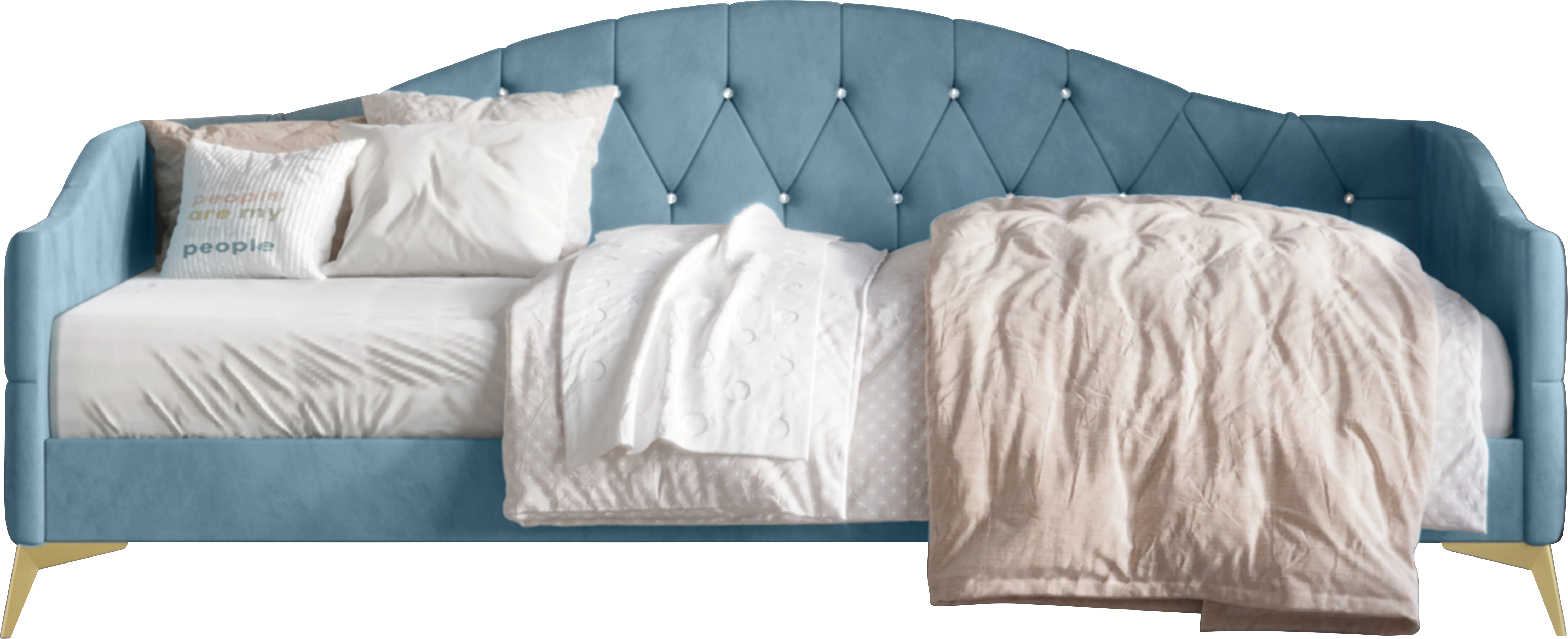 Crefeld Blue Twin Daybed - Thumbnail - Image 1