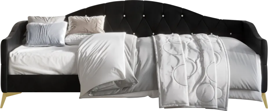 Crefeld Black Twin Daybed