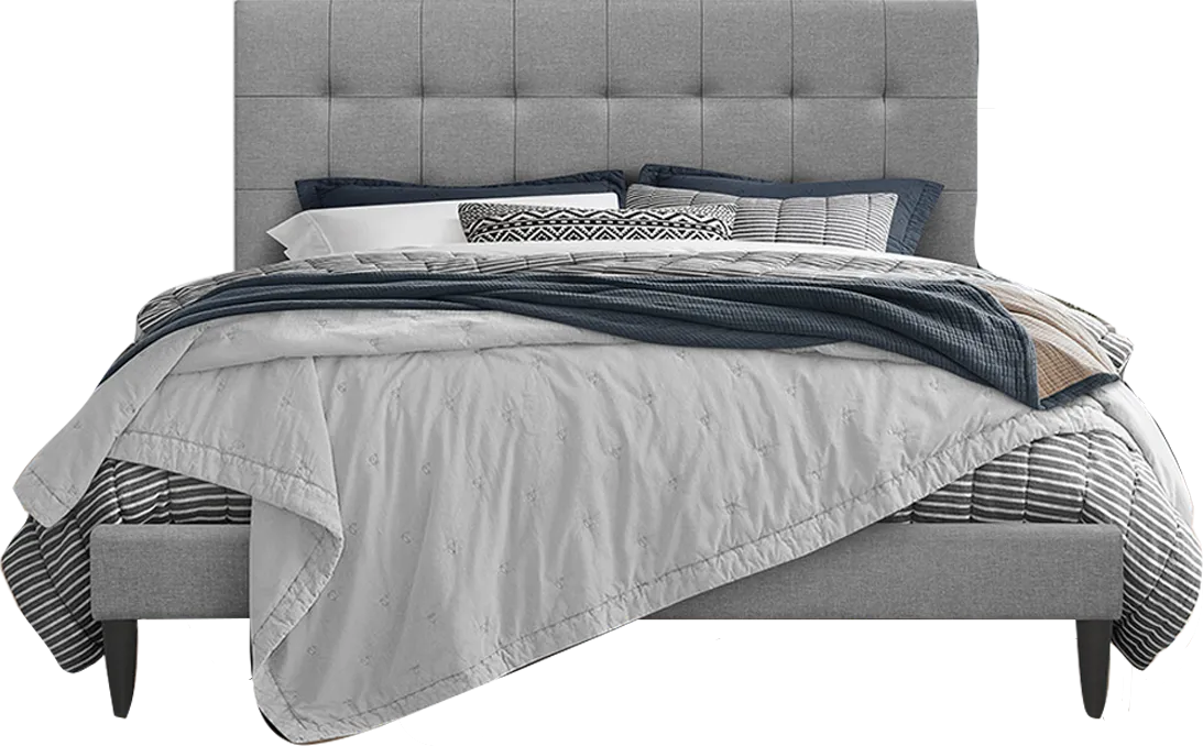 Estaugh Gray Full Bed - Image 1