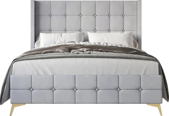 Allpeina Gray Queen Bed