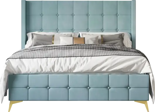 Allpeina Blue Full Bed