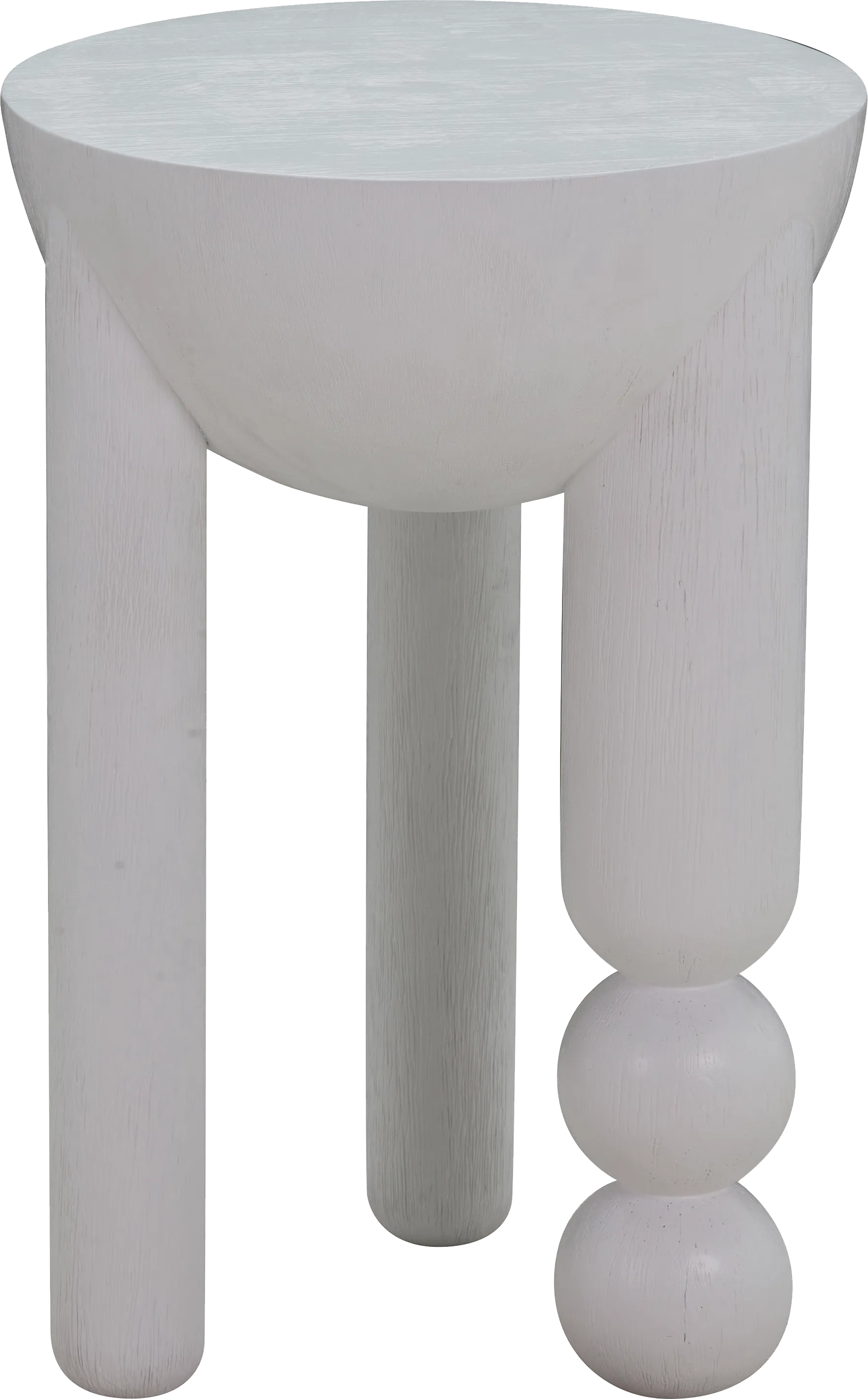 Brodiea White End Table - Image 1