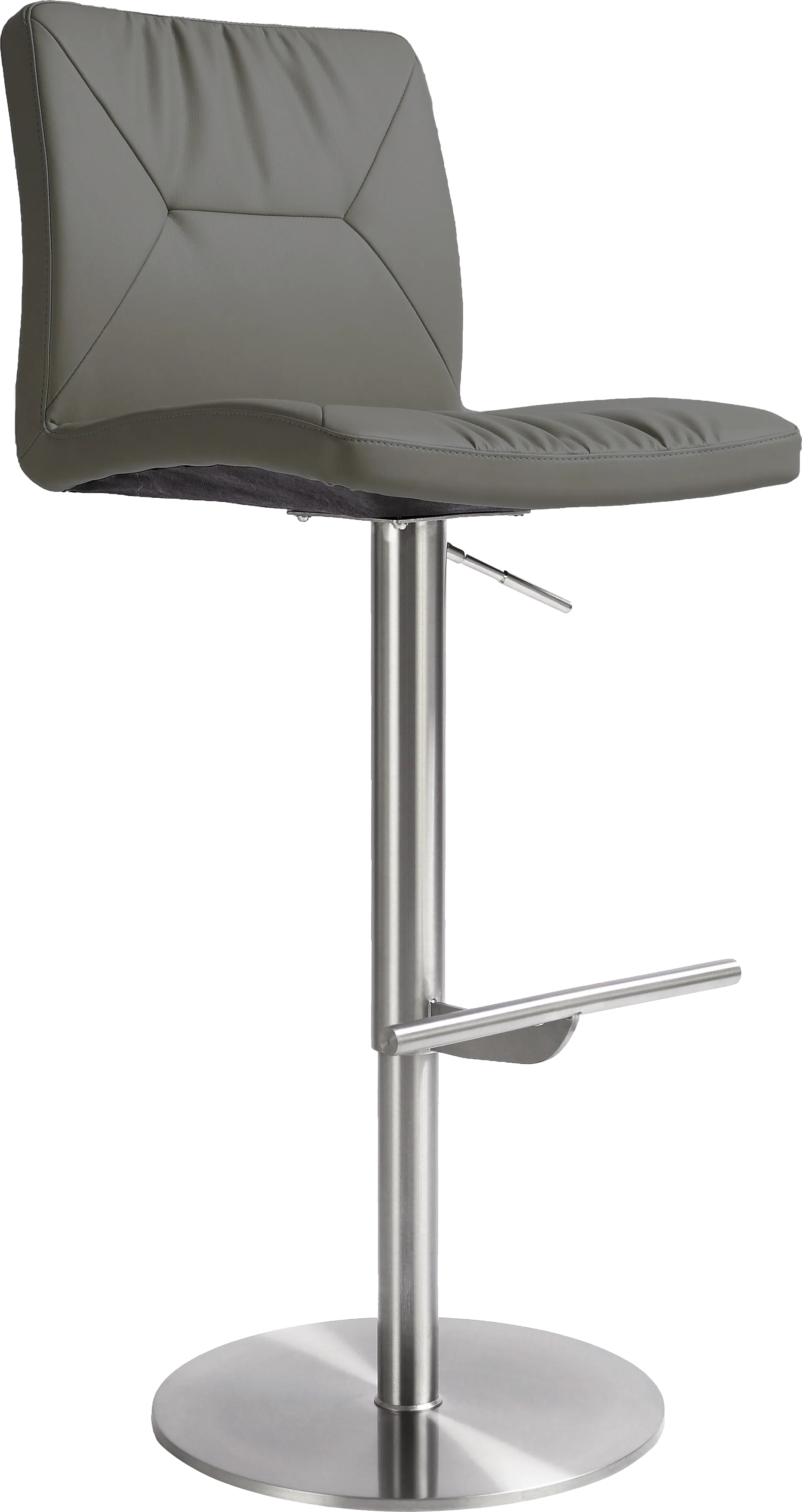 Limoneria Dark Gray Adjustable Barstool - Thumbnail - Image 1