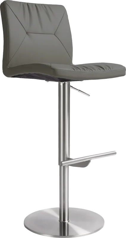 Limoneria Dark Gray Adjustable Barstool