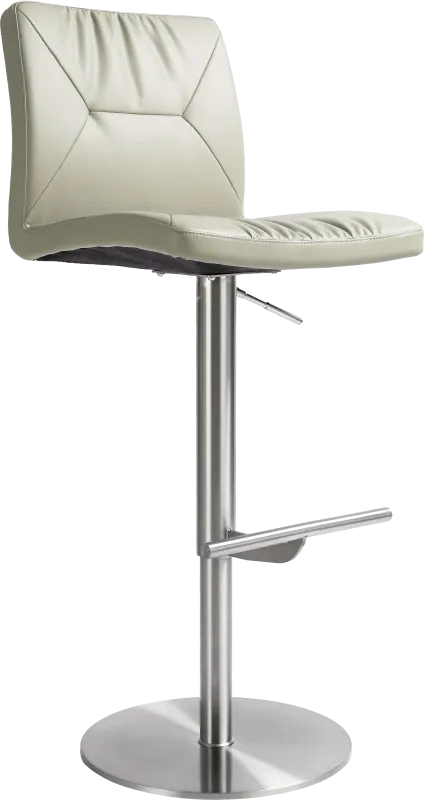 Limoneria Light Gray Adjustable Barstool