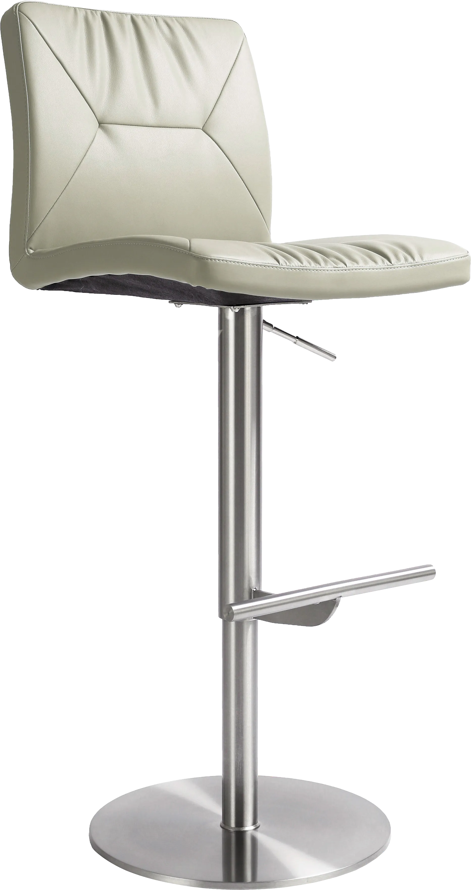 Limoneria Light Gray Adjustable Barstool - Image 1