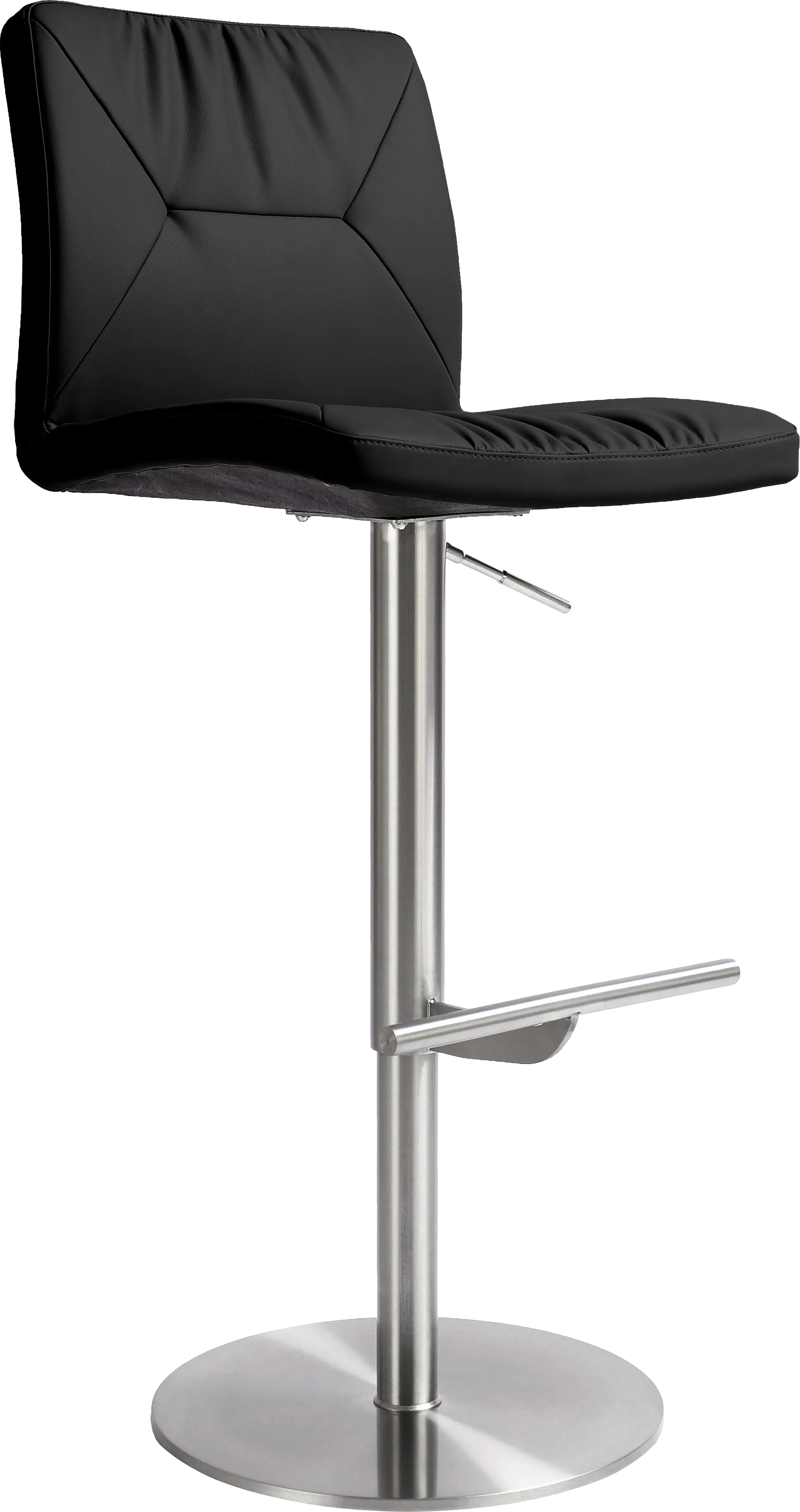 Limoneria Black Adjustable Barstool - Thumbnail - Image 1
