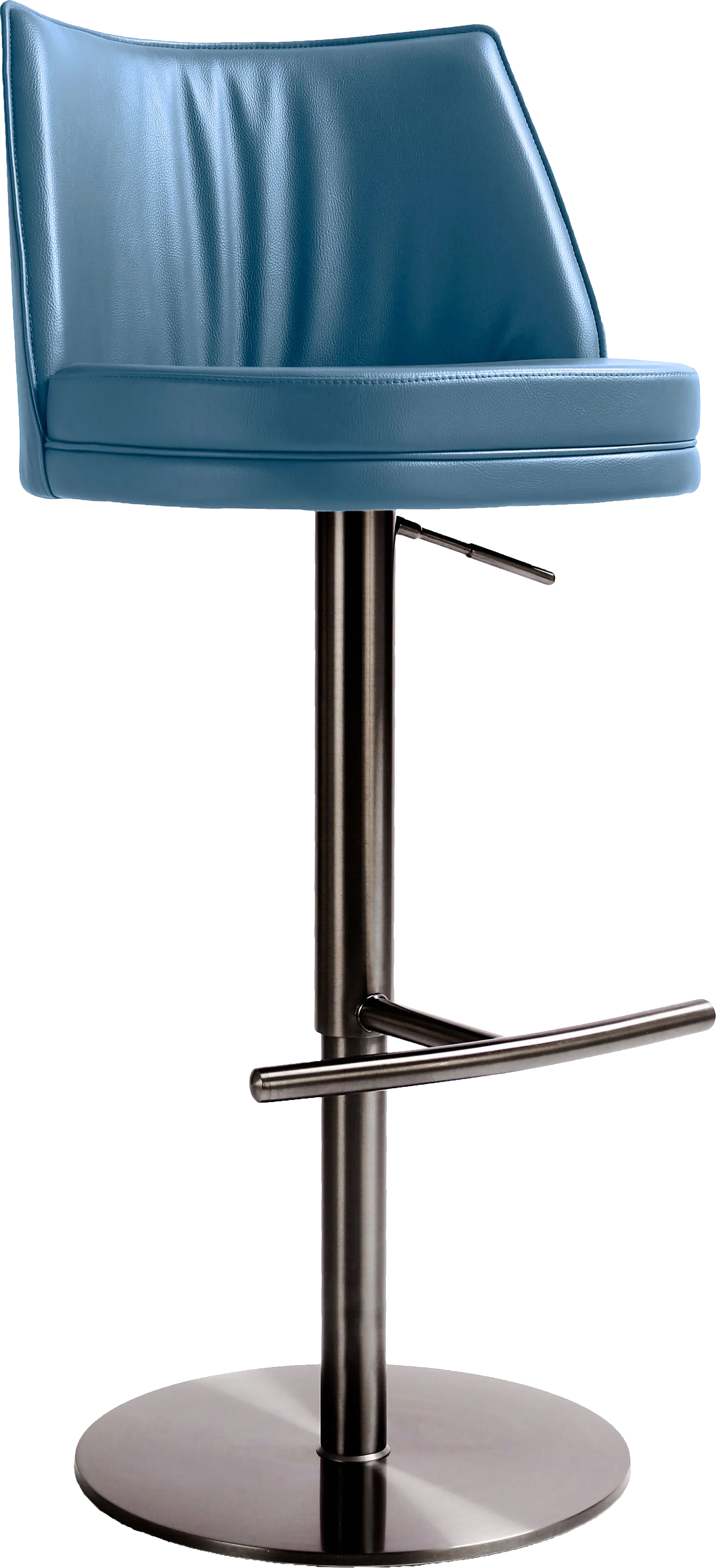 Tuolomne Blue Adjustable Barstool - Thumbnail - Image 1