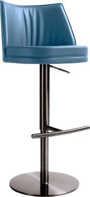 Tuolomne Blue Adjustable Barstool