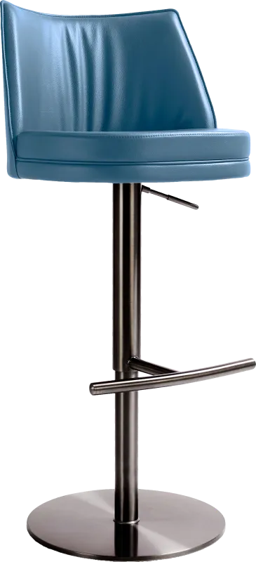 Tuolomne Blue Adjustable Barstool
