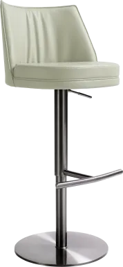Tuolomne Light Gray Adjustable Barstool