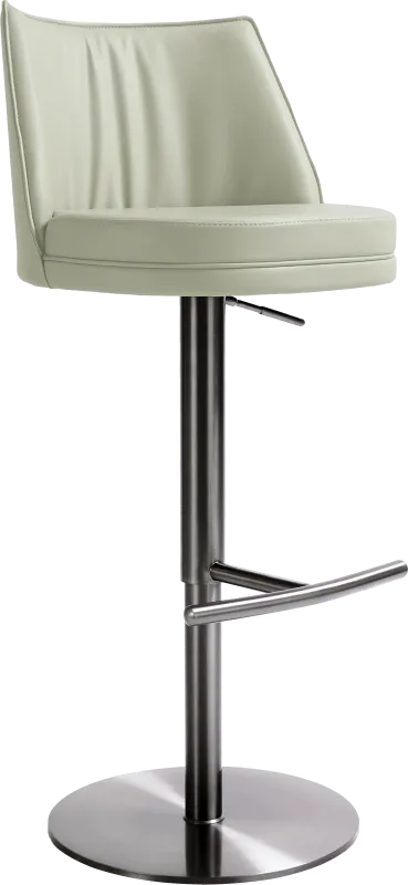 Tuolomne Light Gray Adjustable Barstool