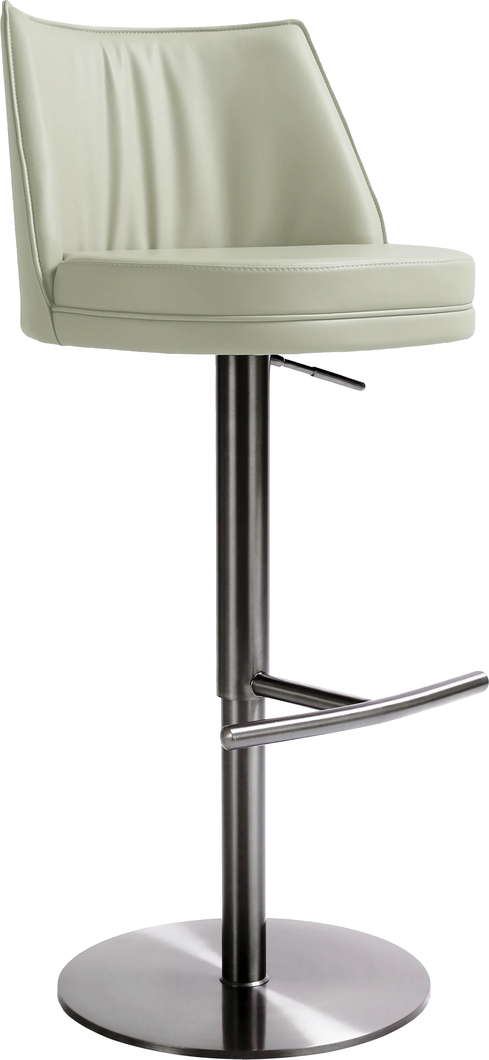Tuolomne Light Gray Adjustable Barstool - Image 1