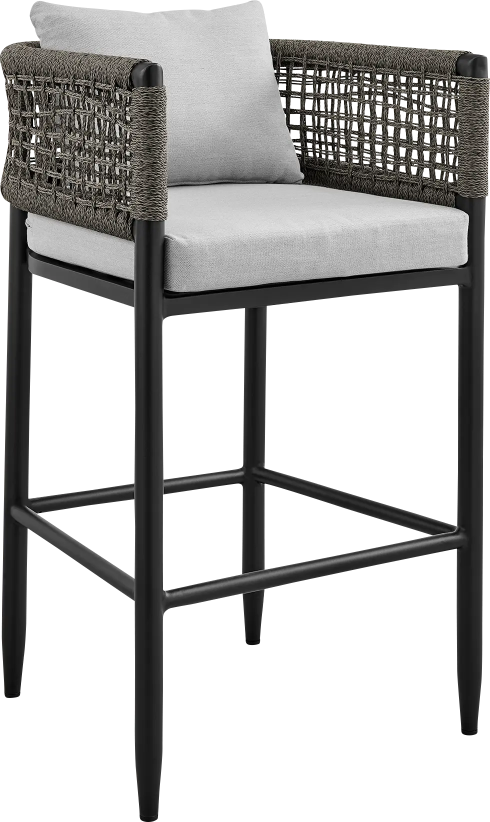 Outdoor Agusta Black Barstool