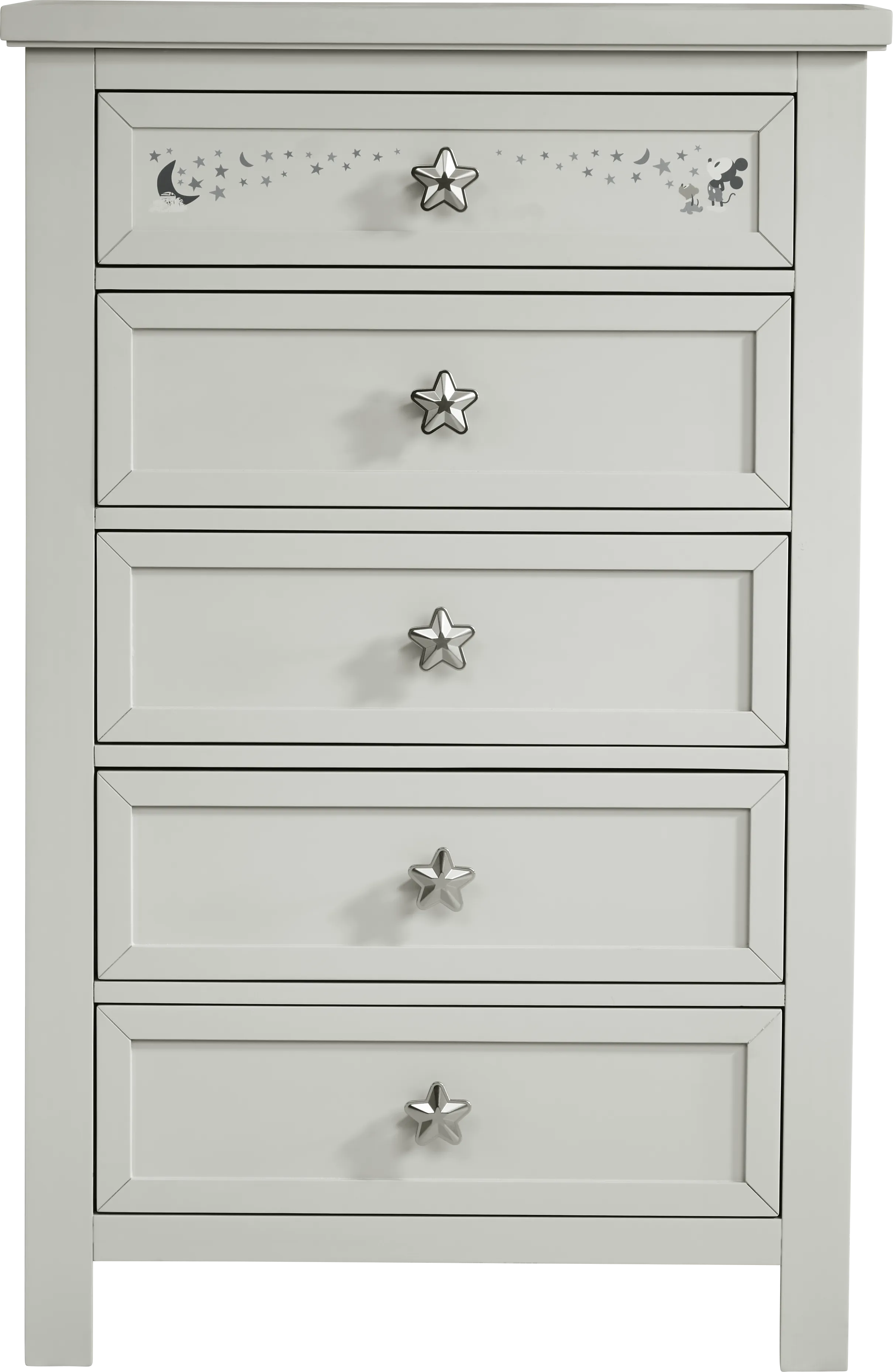 Mickey Mouse and Minnie Mouse Gray Chest with Classic Art - Thumbnail - Image 1