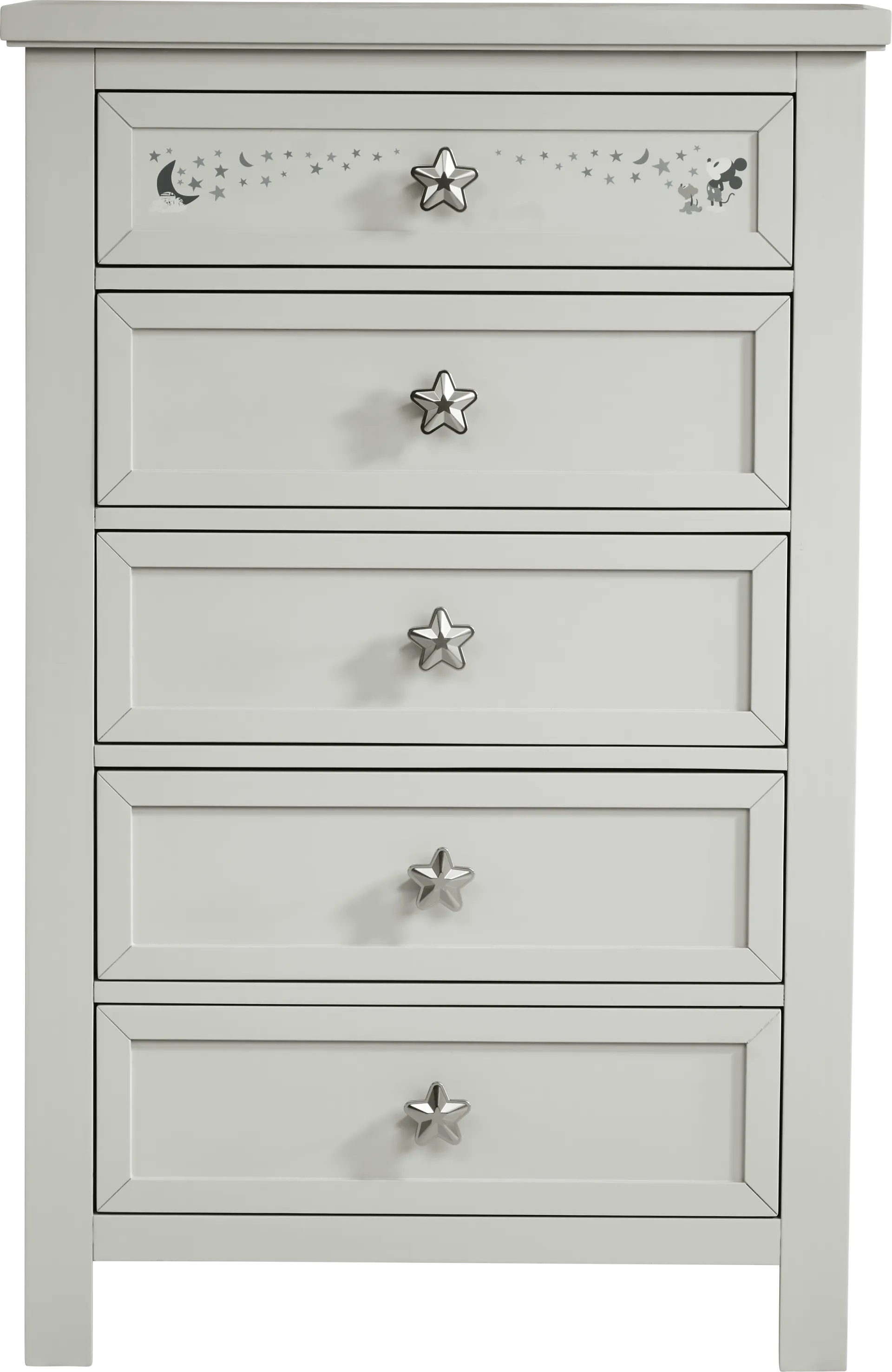 Mickey Mouse and Minnie Mouse Gray Chest with Classic Art - Image 1