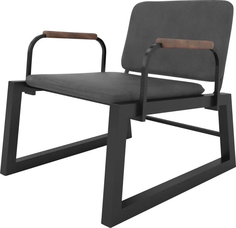 Doolan Black Accent Chair
