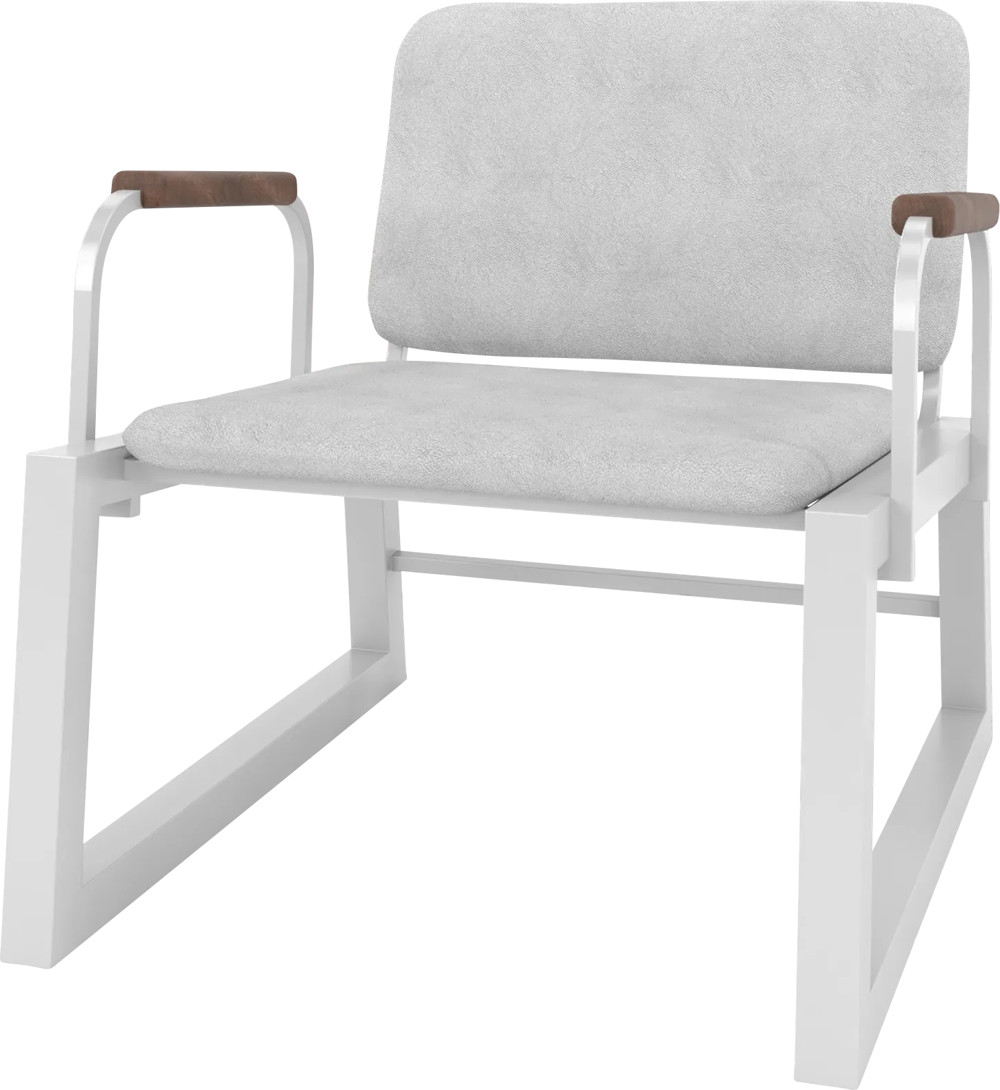 Doolan White Accent Chair - Thumbnail - Image 1