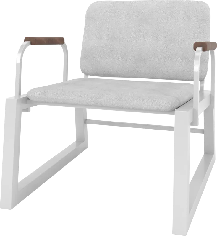 Doolan White Accent Chair
