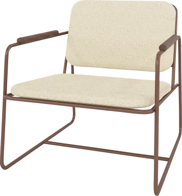 Drozan Beige Accent Chair