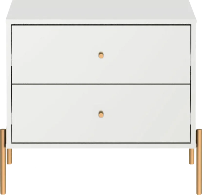 Colletta II White Nightstand