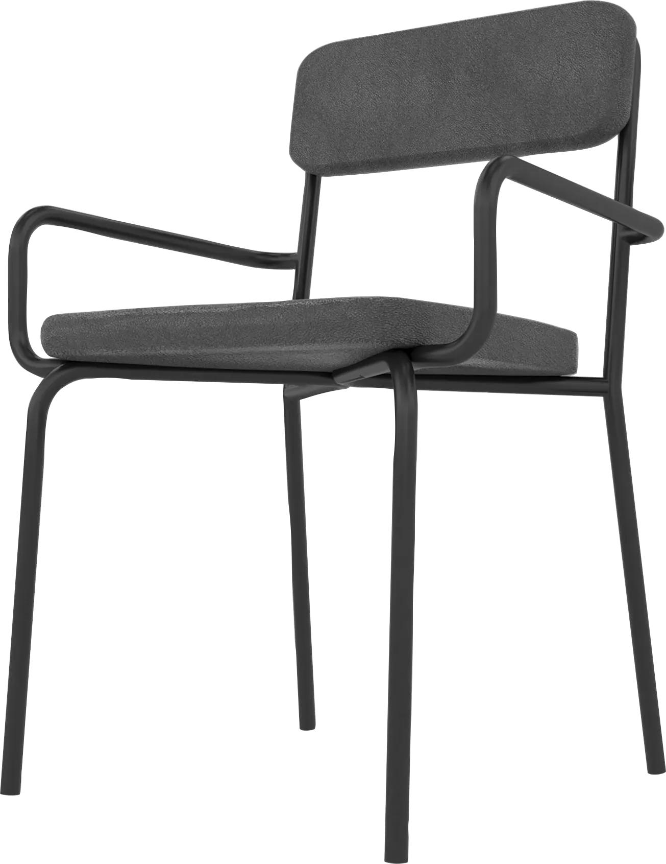 Donateil Black Arm Chair - Thumbnail - Image 1
